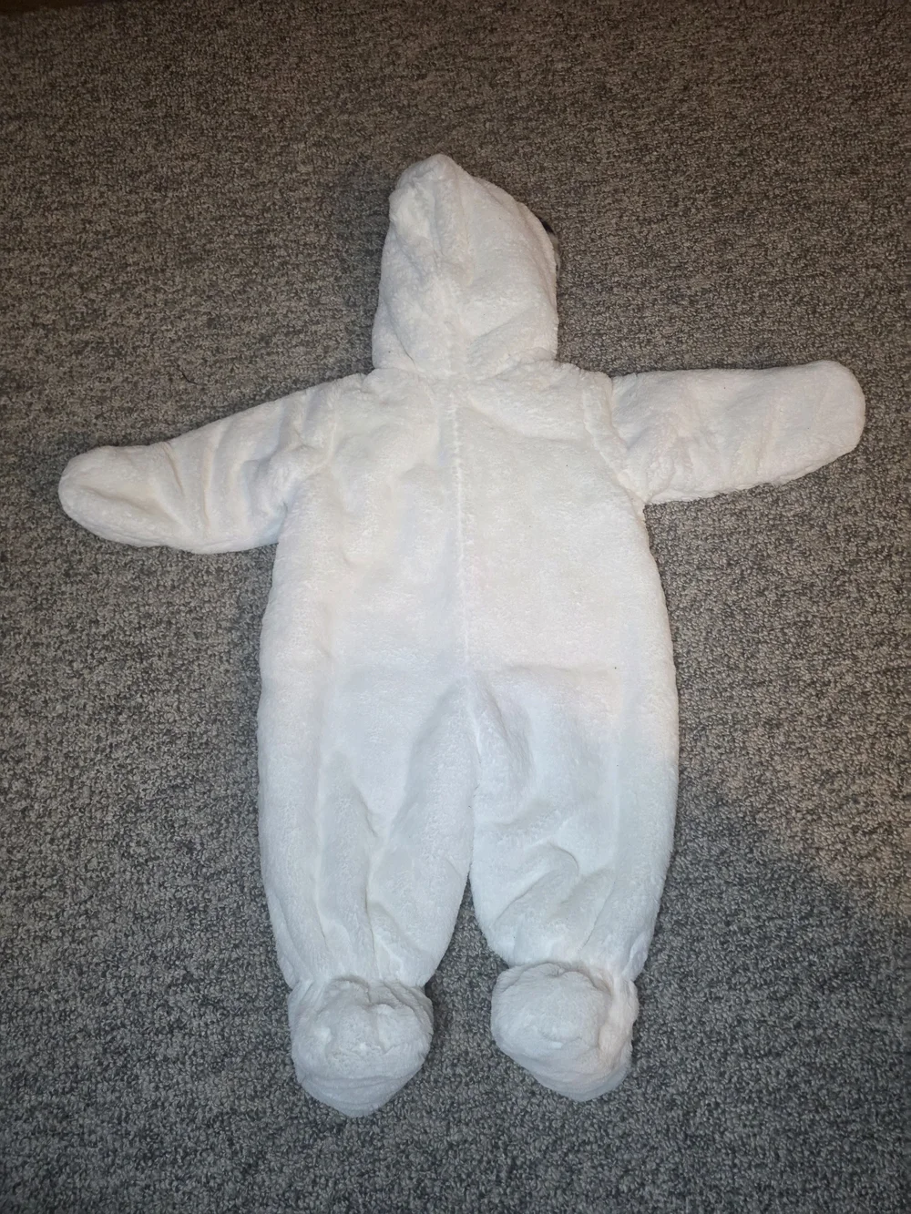 Vintage Le Petite Rothschild Soft Fleece Baby Winter Snowsuit Leopard Trim Hood